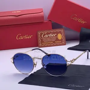Luxury Cartier Multi Gradient Sunglasses – Elegant Designer Statement