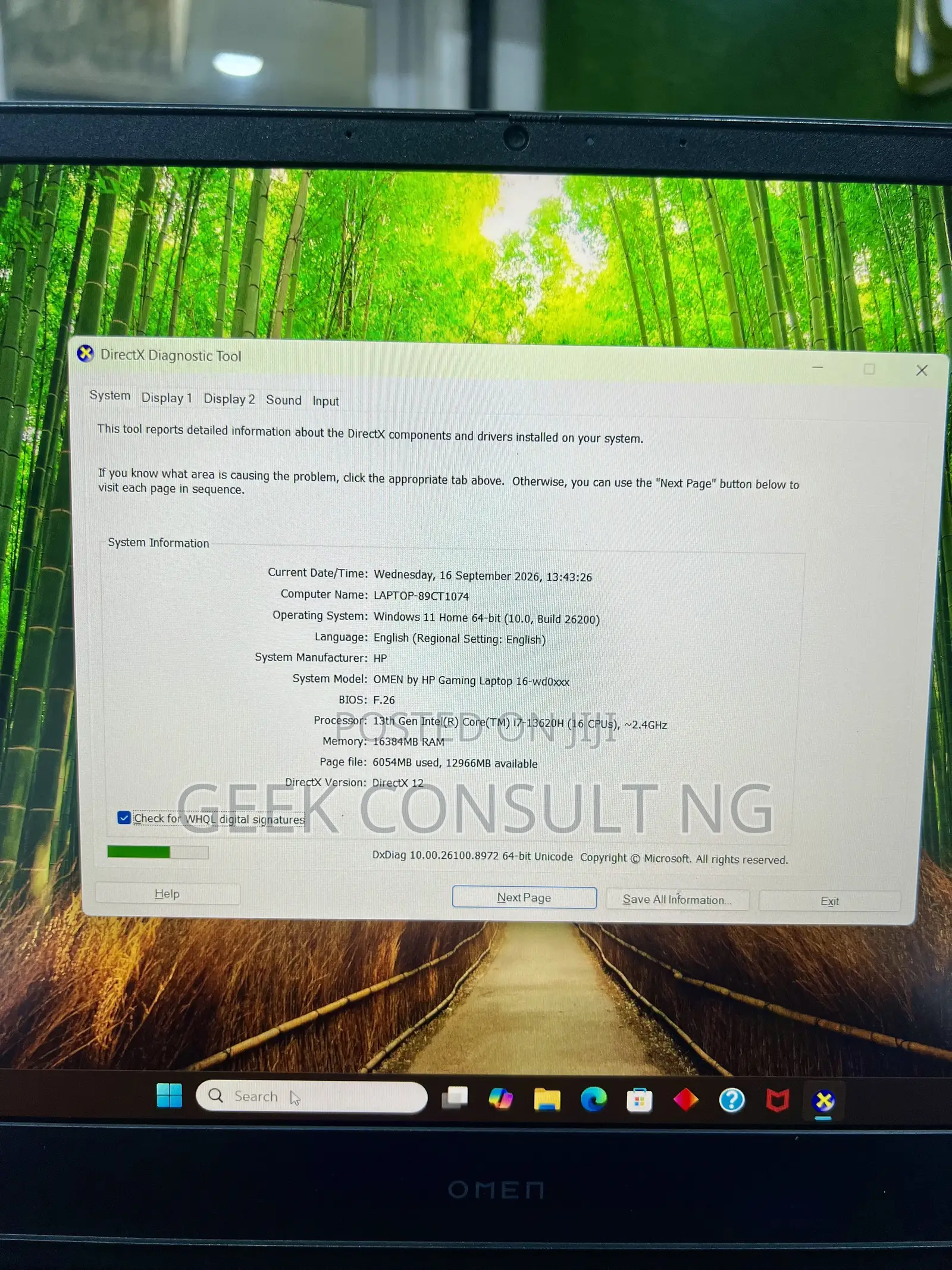 Laptop HP Omen 16 16GB Intel Core i7 SSD 1T