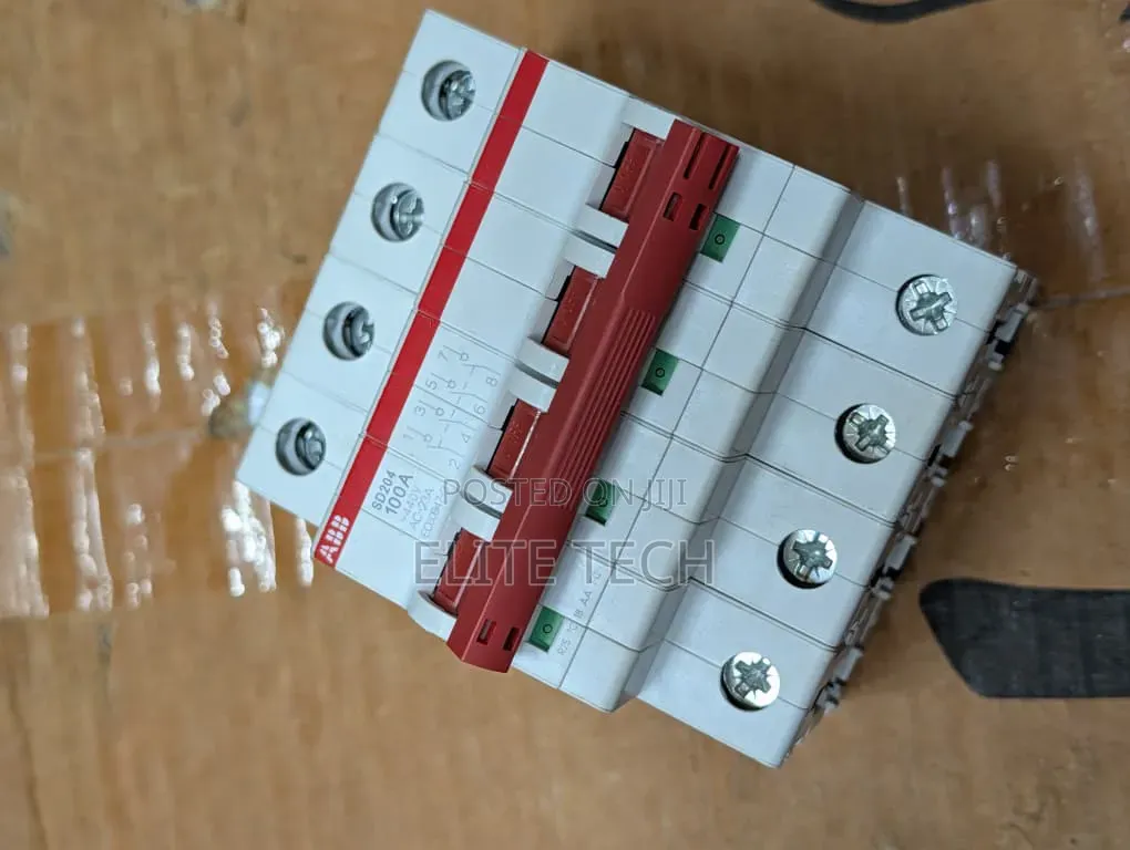 Original 100A 4-Pole Main Control Circuit Breaker (MCCB/MCB)