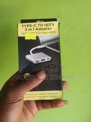 Type C to HDTV 3 in 1 Adapter