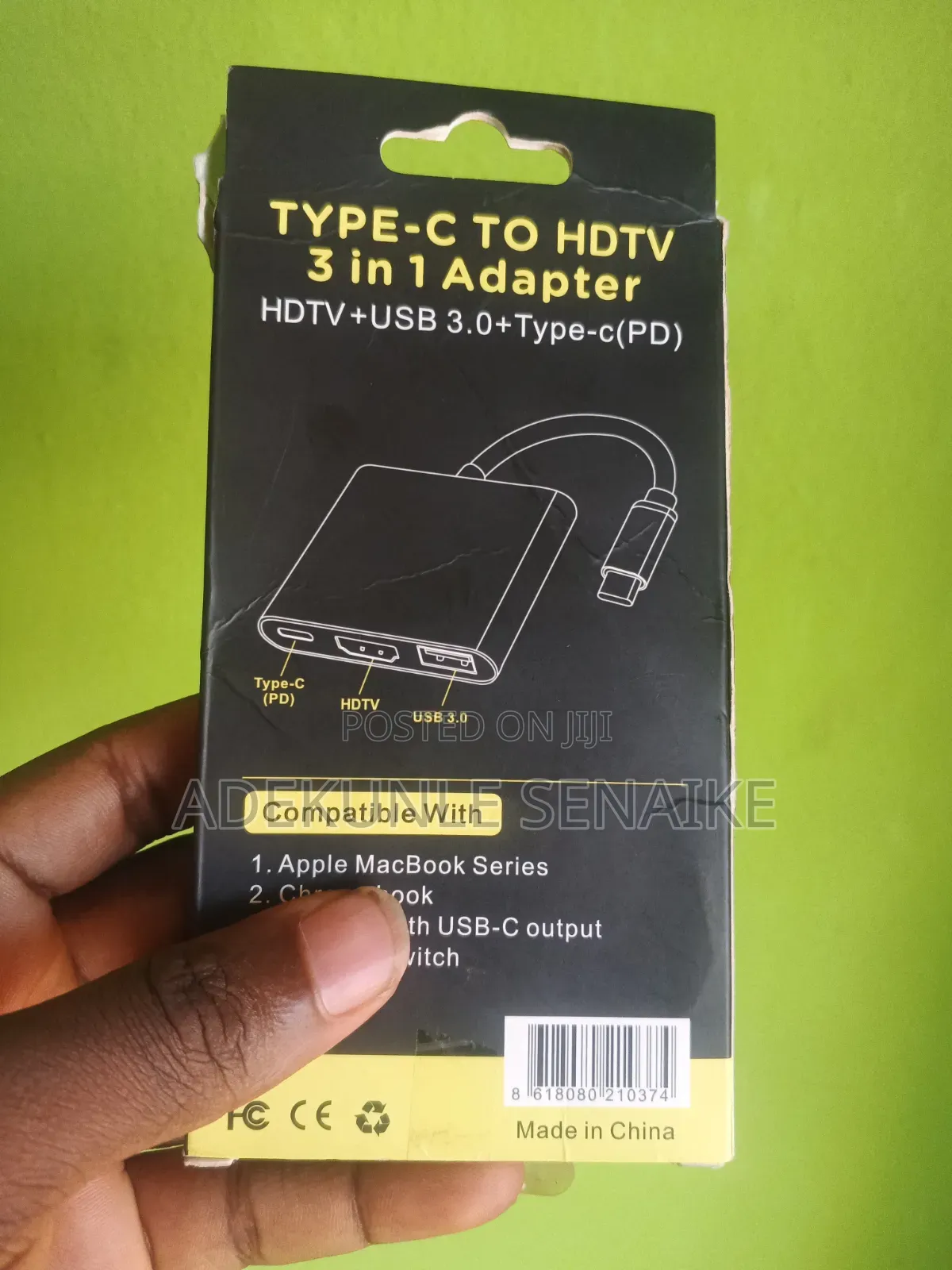 Type C to HDTV 3 in 1 Adapter