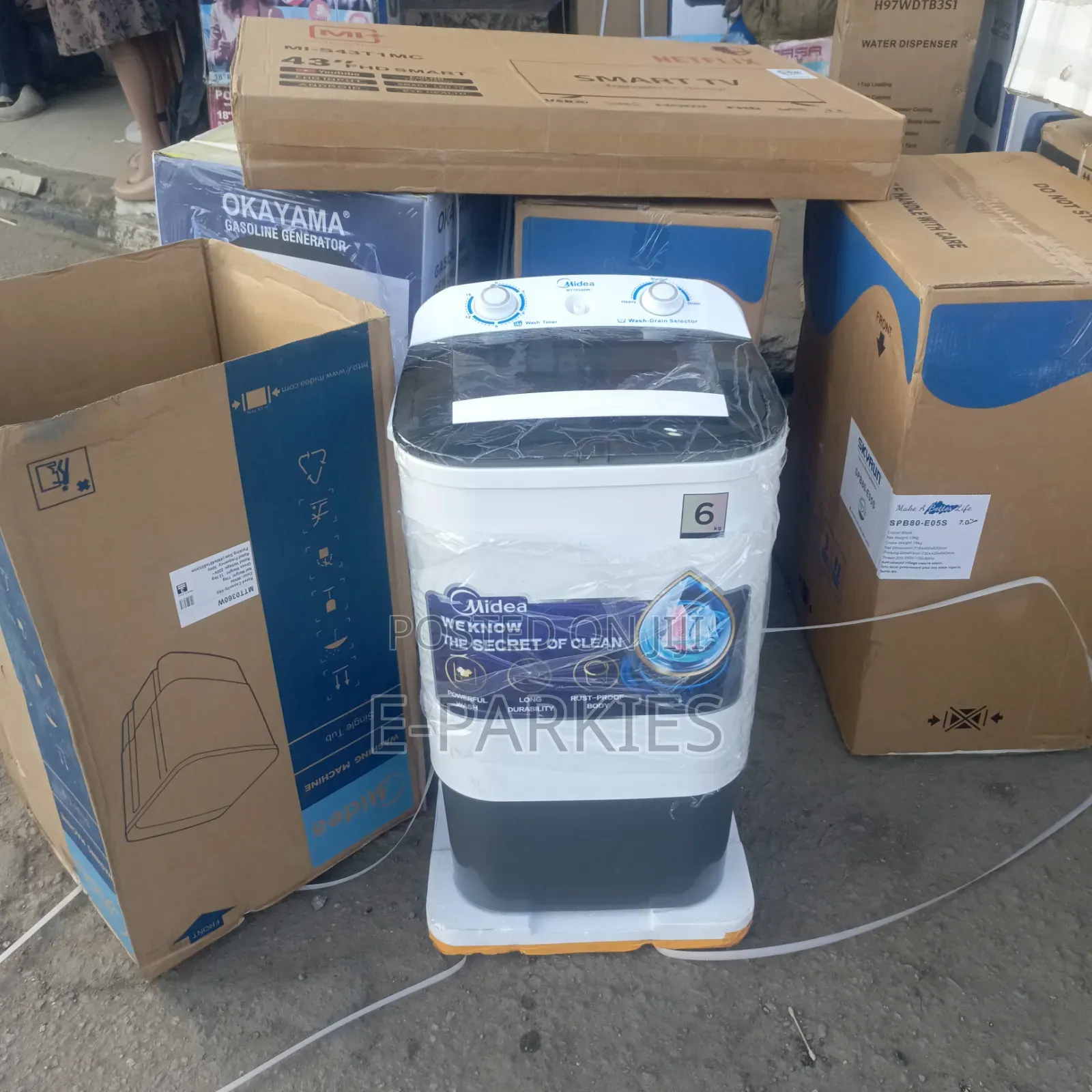 Midea Single Tub Washing Machine 6kg