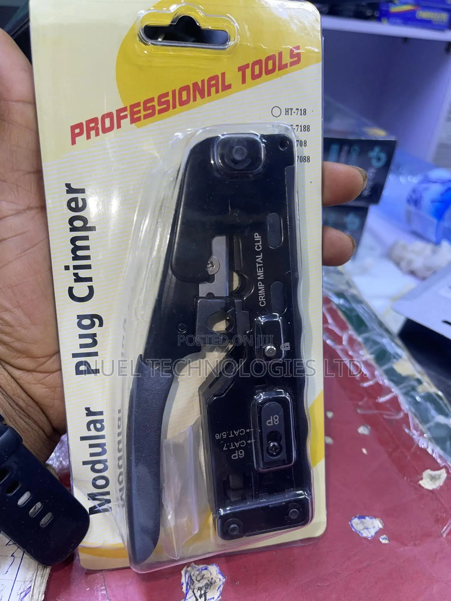 Cat7 and Pass Through Climpping Tools