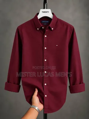 Quality Oxford Plain Tommy Hilfiger Shirtz