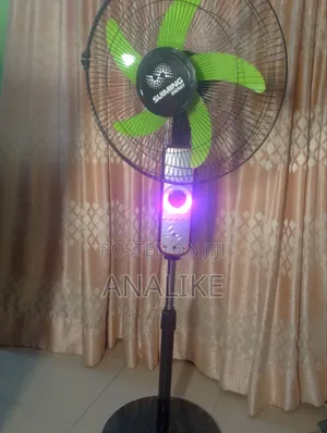 Rechargeable Solar Fan AC DC With Remote Control, Bluetooth Speakers