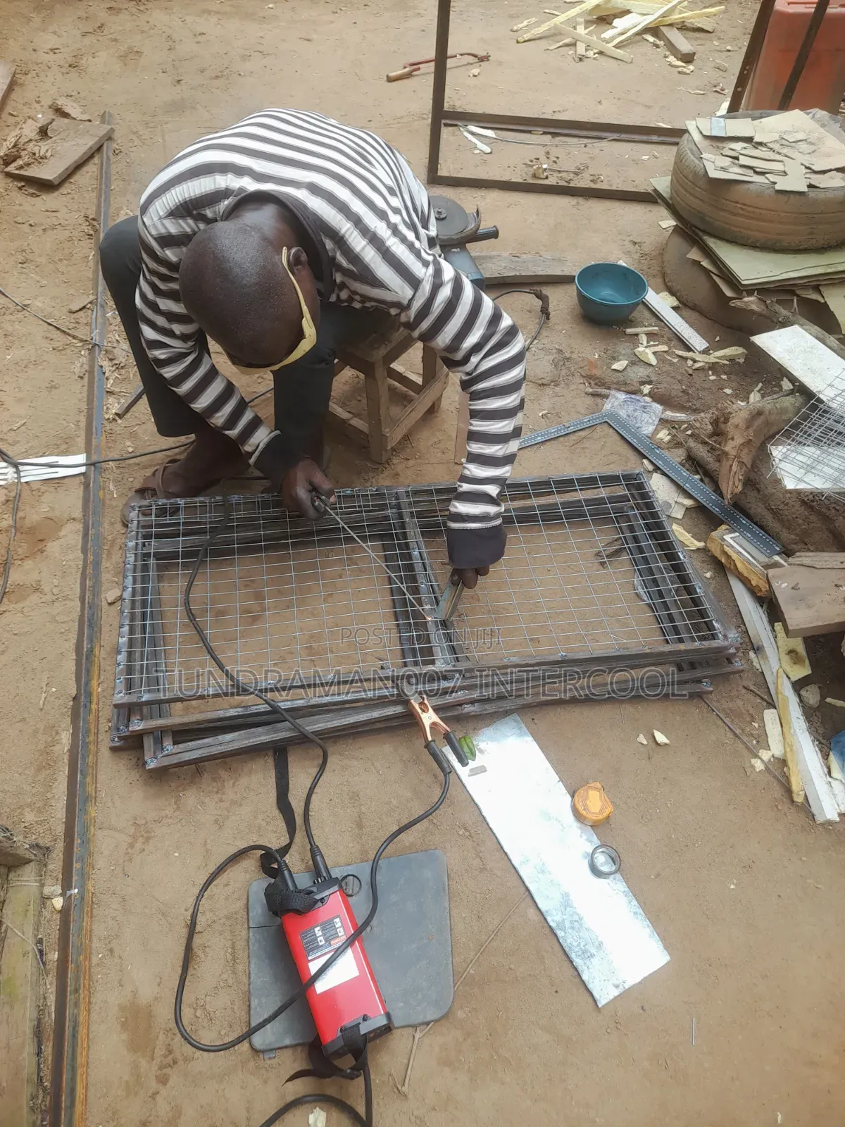 Construction of Iceblock Machine 