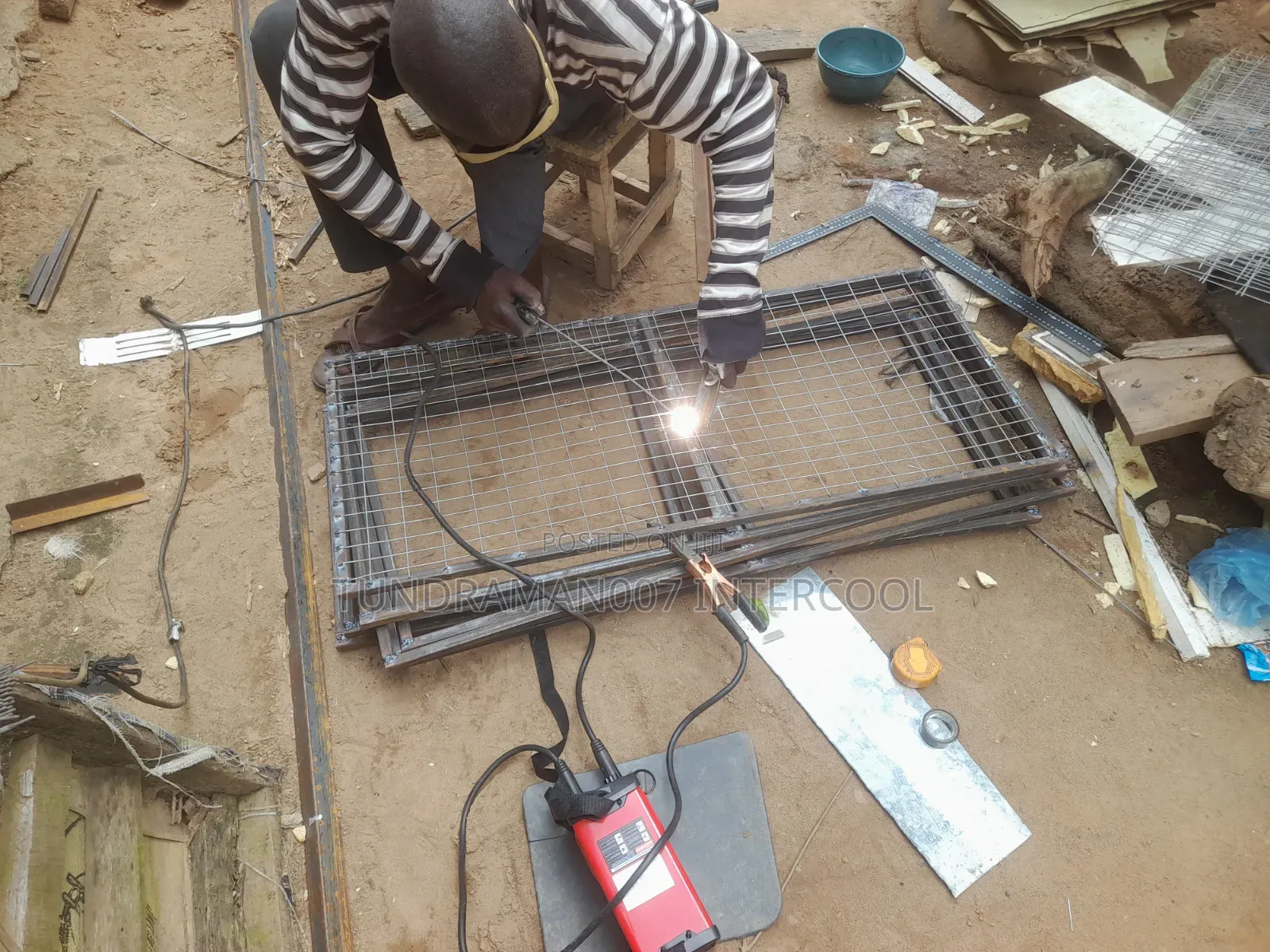 Construction of Iceblock Machine 