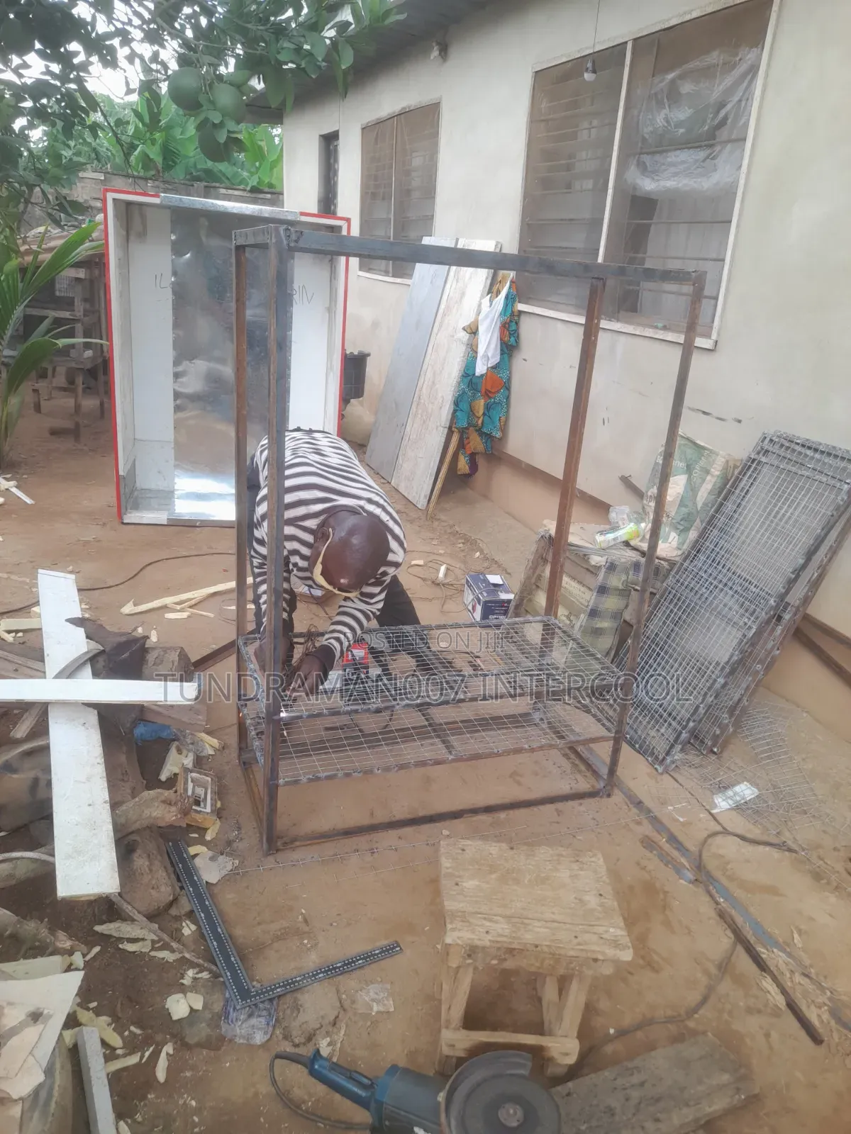 Construction of Iceblock Machine 