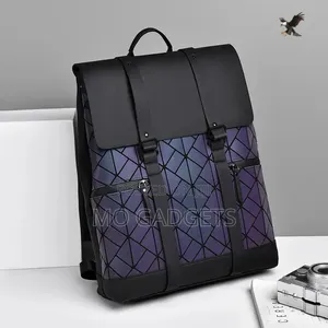 Geometric Luminous Reflective Laptop Backpack (Brand New