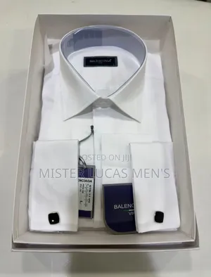 Balenciaga Plain White Shirts Direct Original