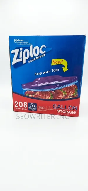 Medium Size Ziploc Plastic Storage Bag