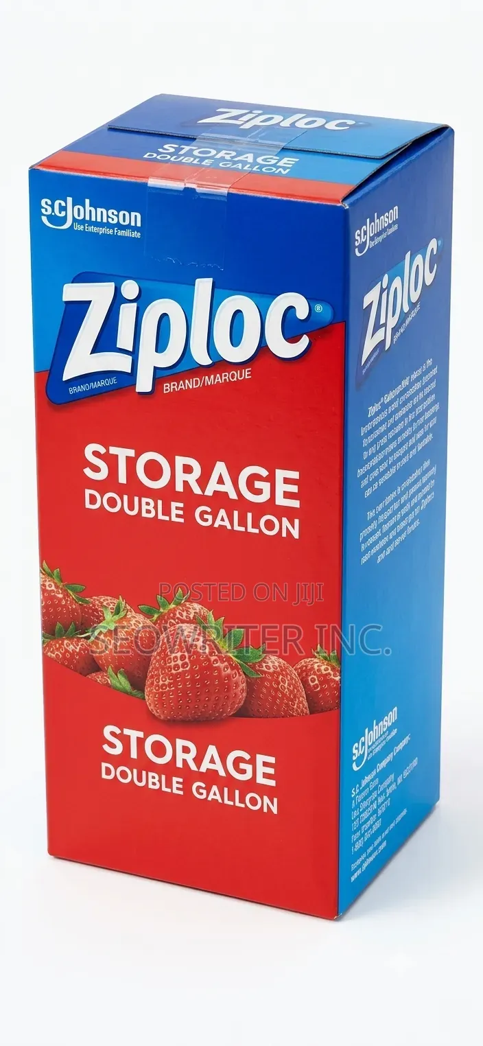 Medium Size Ziploc Plastic Storage Bag