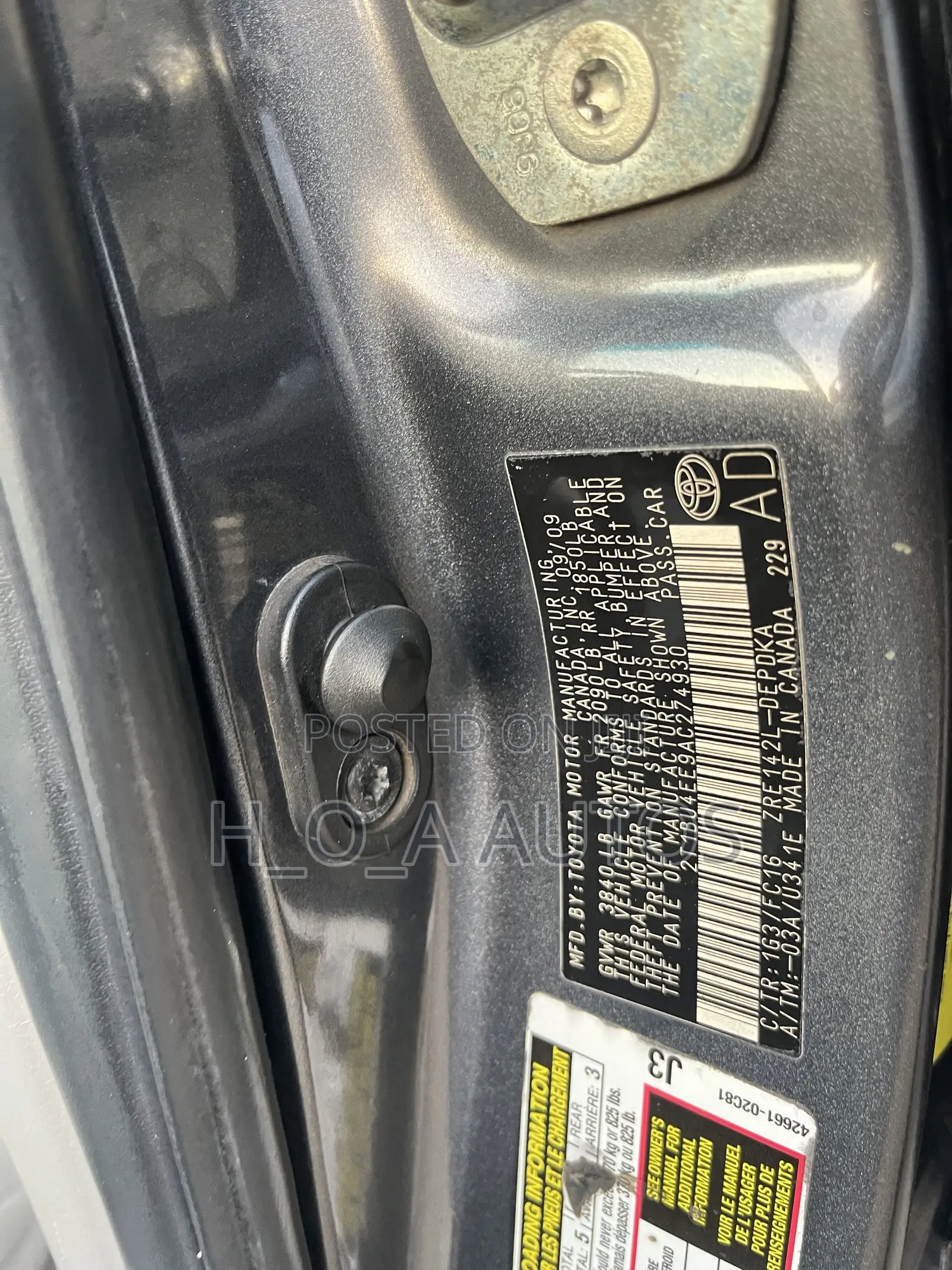 Toyota Corolla 2010 Gray