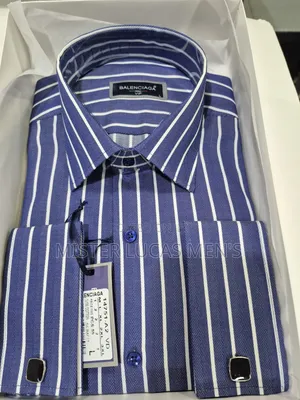 Balenciaga Stripes/ Plain Unique Shirts: 