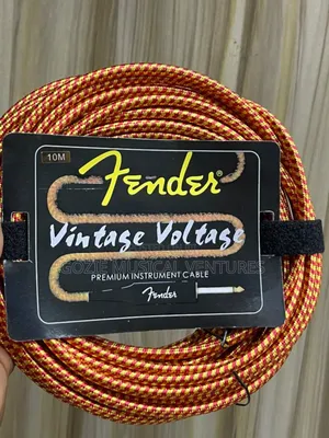 Fender 10mete Premium Instrument Cable Jack to Jack for Guitar Piano