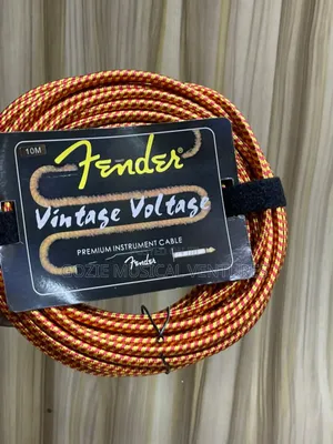 Fender 10mete Premium Instrument Cable Jack to Jack for Guitar Piano