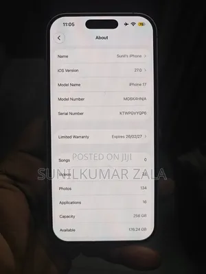 Apple iPhone 17 256 GB White