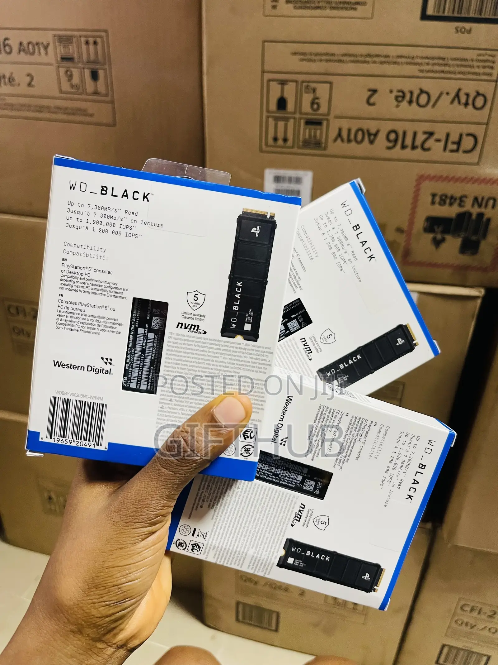 Wd _Black SSD Game Drive+Heatsink 2TB