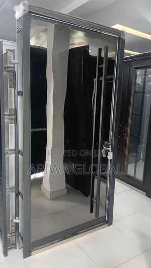 4ft by 8ft Turkeys Glass Pivot Smart Security Door