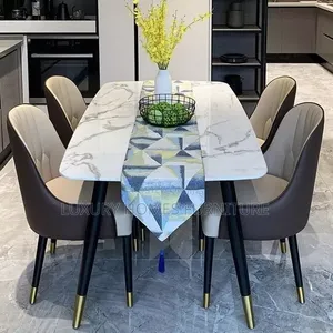 Luxury 6 Men Dinning Table Set