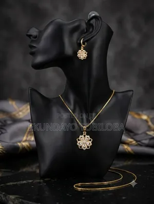 Simple Zirconia Jewelry Set