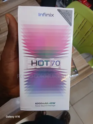 New Infinix Hot 70 128 GB Black