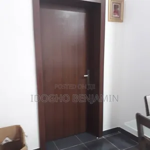 Solid Interior HDF Door 3ft by 7ft With Quality Handle and Lock