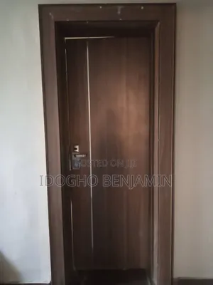 Solid Interior HDF Door 3ft by 7ft With Quality Handle and Lock
