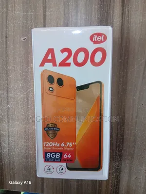 New Itel A200+ 64 GB Black