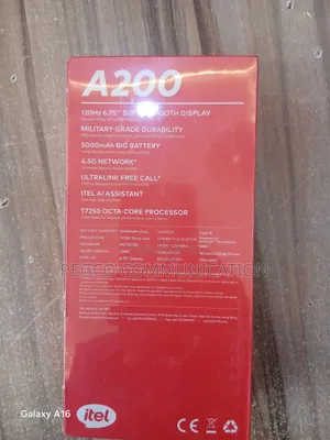New Itel A200+ 64 GB Black