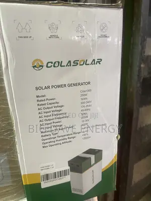 Cola 1kw 200w Solar Generator