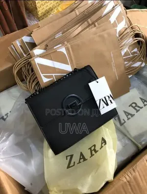 Designer ZARA Black Crossbody Bag Shopping Bag