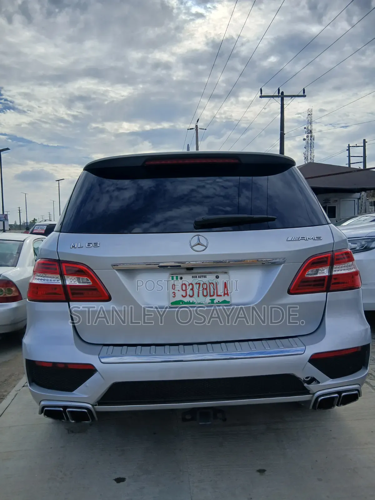 Mercedes-Benz M Class ML 63 AMG 2012 Silver
