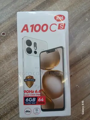 New Itel A100C 64 GB Black