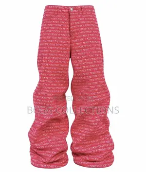 Designer All Over Print Stacked Streetwear Pants Jeans