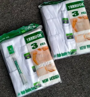 Yarrison 3in1 Men’s High Quality Pure Cotton Singlets Pack