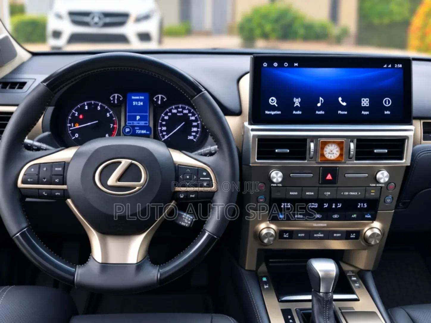 Gx 460 Steering Wheel Android Screen System 2023 Upgrade