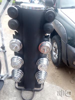 Different Types Of Dumbbells And Racks At Ejico Sports