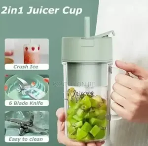 2in1 Portable Rechargeable Crusher Juicer