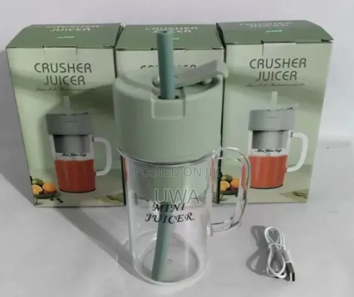 2in1 Portable Rechargeable Crusher Juicer