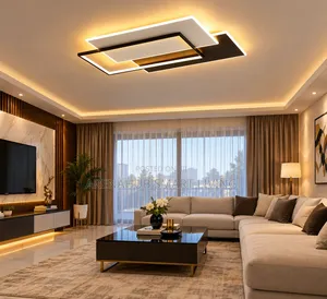Modern Dimmable LED Ceiling Lamps Simple Living Room LIghts