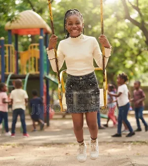 Girls Jean Skirt, Age 4 - 14 Available