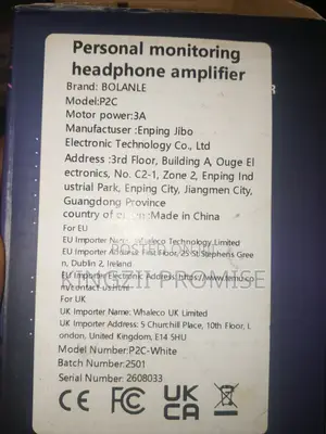 Bolanle P2 Pro Inear Amplifier