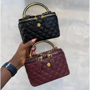 Original Quality Carton Leather Bag With Slippers. (Both Combo)