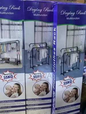 Double Rail Heavy Duty Metal Clothes Drying Storage(35kg)