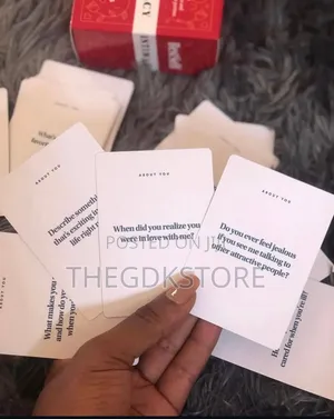 Intimacy Couples Game Card for Couples