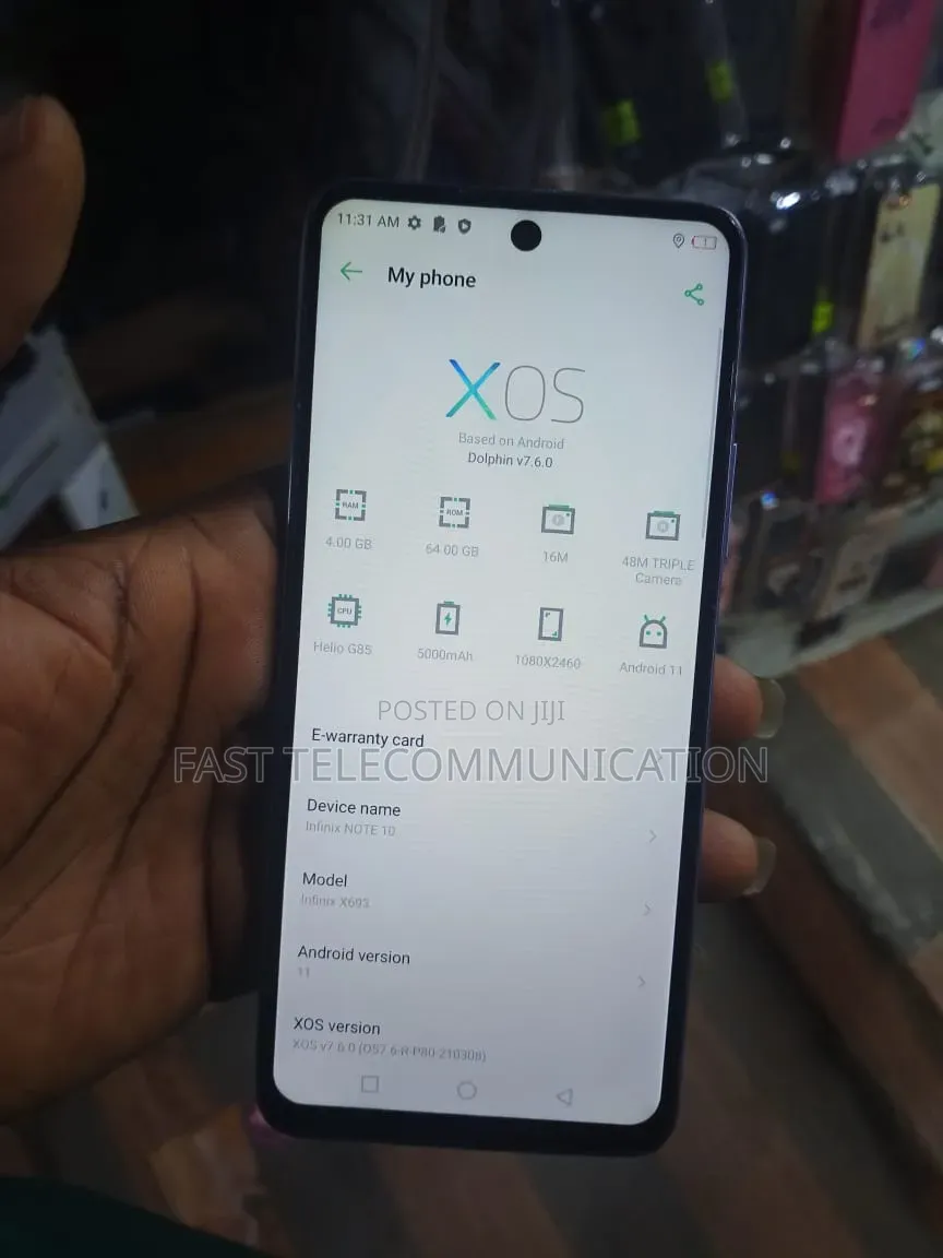 Infinix Note 10 64 GB Purple