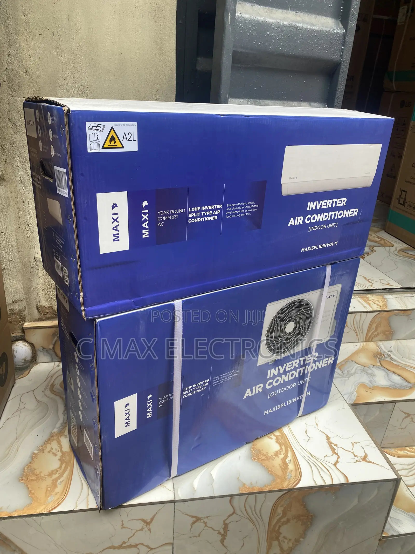 MAXI 1HP Inverter Split AC New