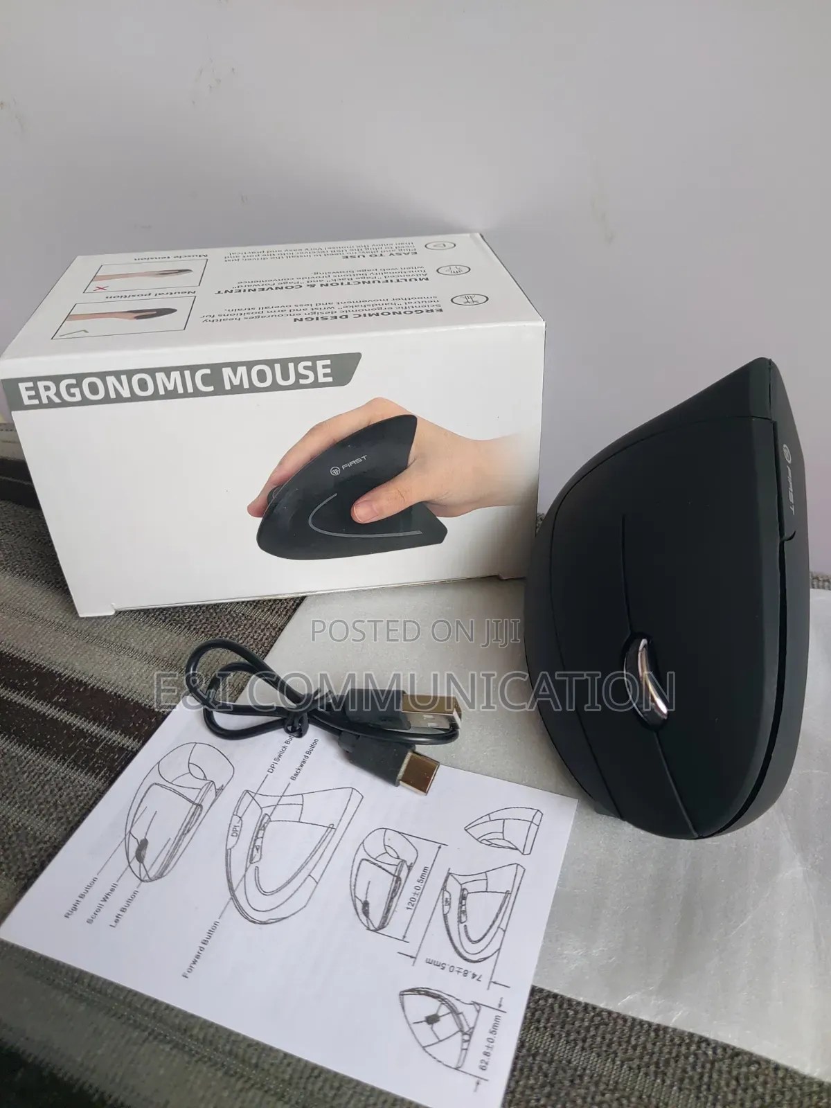 Ergonomic Rechargeable Mouse