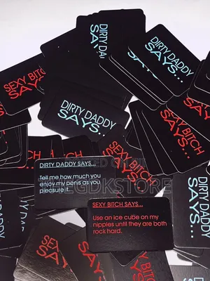 Bedroom Commands Game Cards for Couples